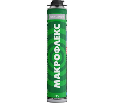 Пена-цемент ПРО 850мл МАКРОФЛЕКС 