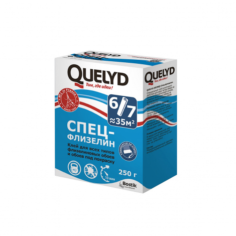 Клей обойный Quelyd Спец-Флизелин 200 г/35м2