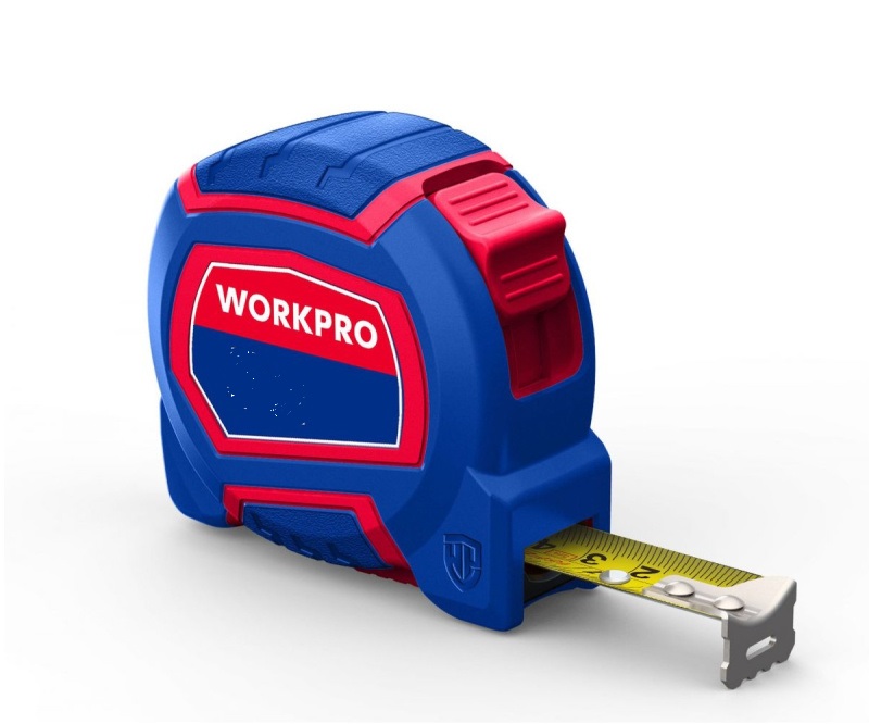 Рулетка 5м*25мм двухсторонняя метр шкала WORKPRO