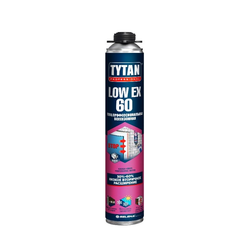 Пена монтажная TYTAN PROFESSIONAL LOW EX 60(12шт)