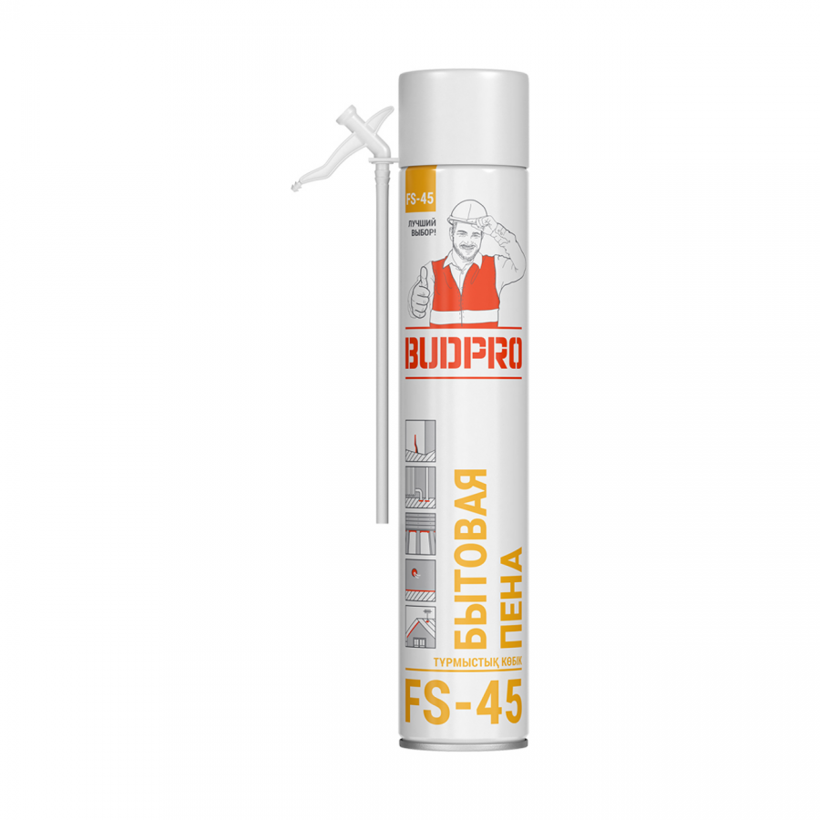 Пена бытовая Penosil BUDPRO FS-45 всесезон.575мл/12шт