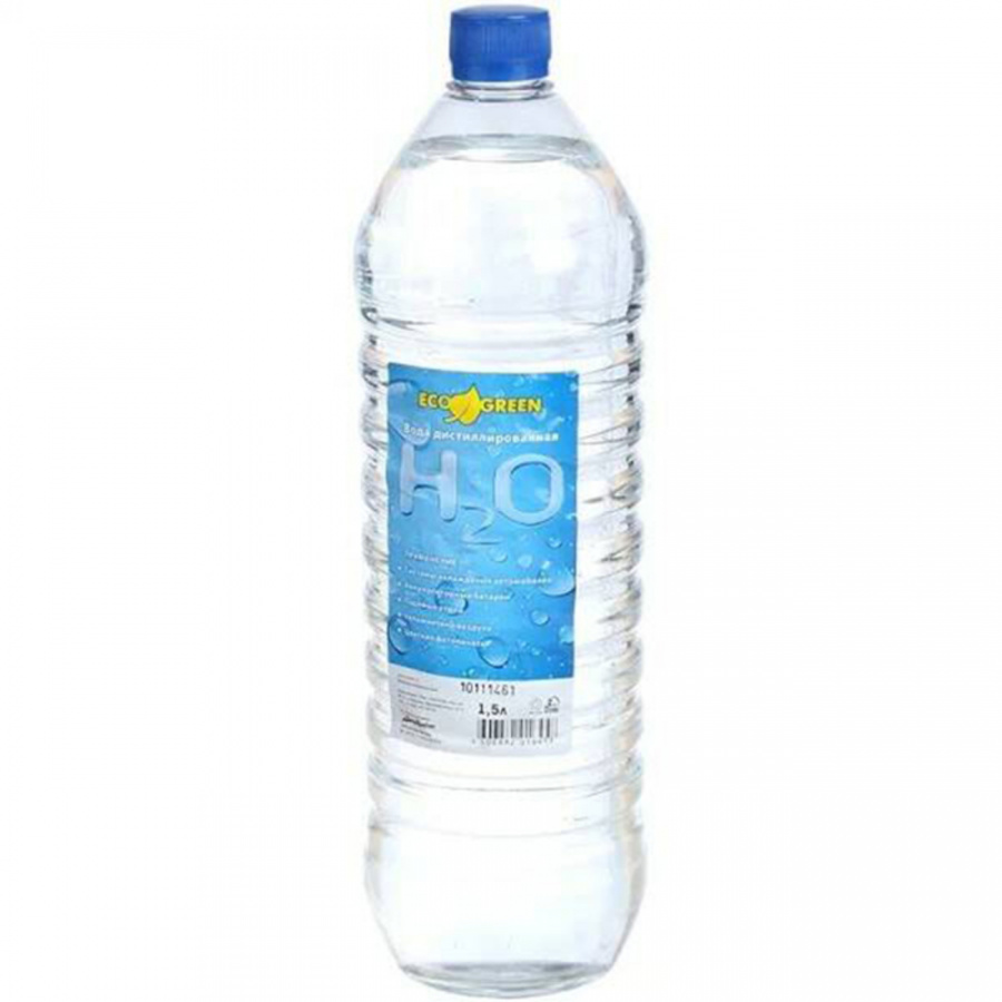 Вода дистиллированная EcoGreen,1,5л.