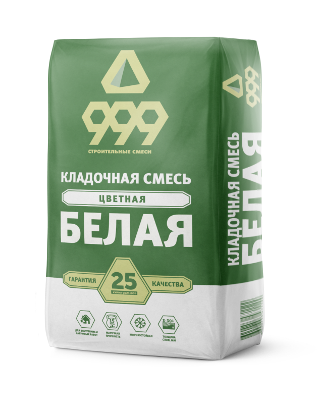 СМ999.9 Смесь сухая кладочная М-150 (50кг) белая