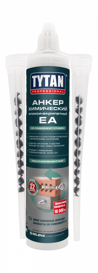 Химический анкер двухкомп. TYTAN PROFESSIONAL EА 300мл