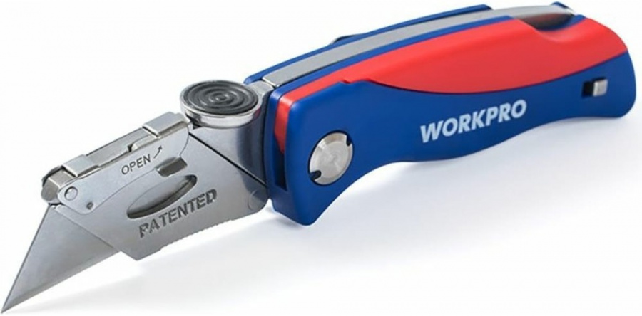 Нож складной + 6 лезвий WORKPRO