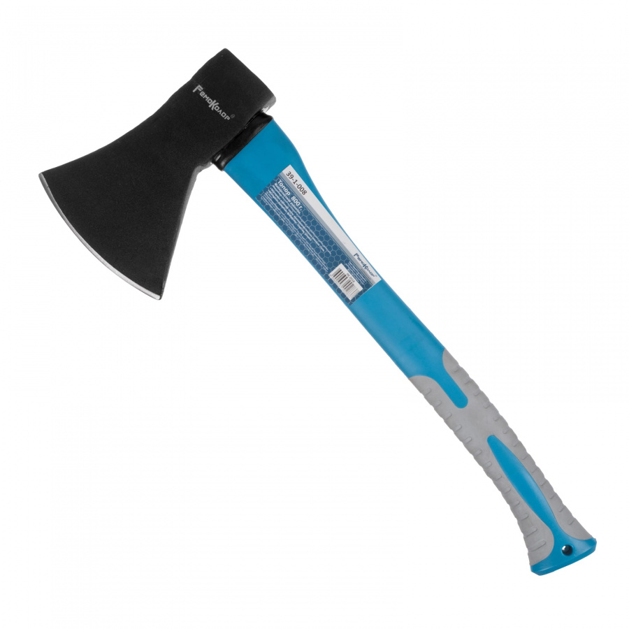 Топор 800г кованый фиберглассовая рукоятка Remocolor